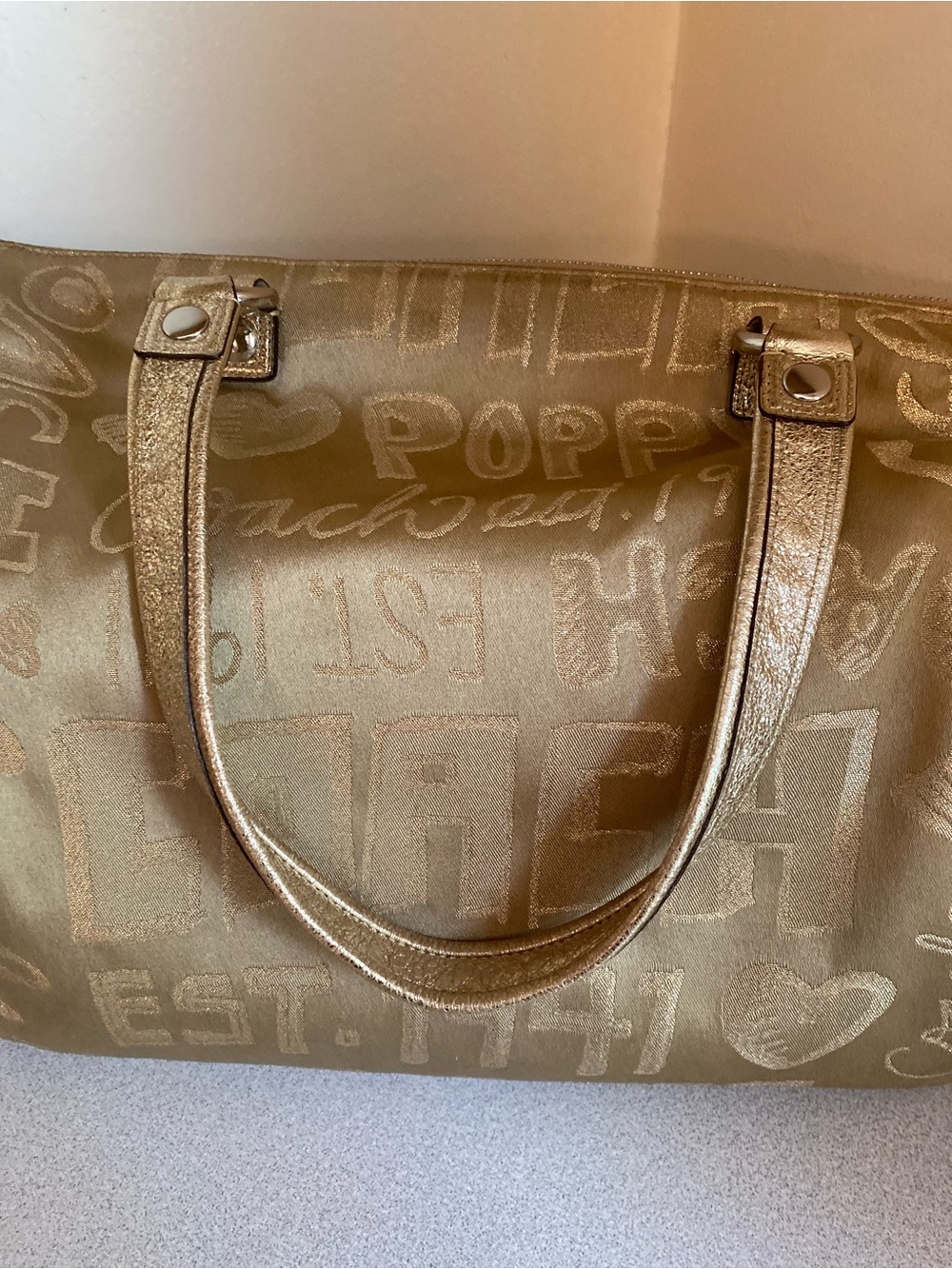 Coach Poppy Story Patch Glam Tote - Picture 7 of 15